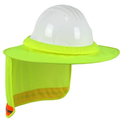 Picture of Hi-Vis Full Brim Hard Hat Visor with Neck Shade, each