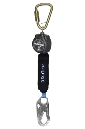 Picture of 72706SB1 6' DuraTech® Mini Class 1 Personal SRL-P with Steel Snap Hook, Includes Steel Dorsal Connecting Carabiner