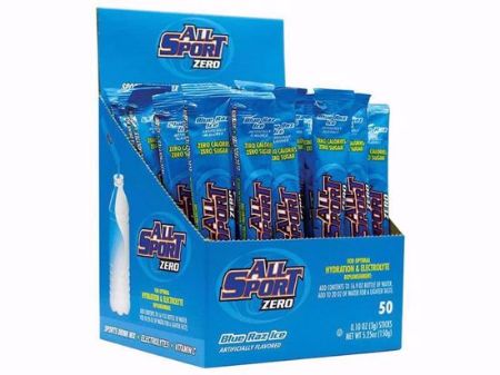 Picture of All Sport Sugar Free Blue Raz Powdered Sport Drink Mix (50 per box), PER BOX