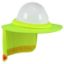 Picture of Hi-Vis Full Brim Hard Hat Visor with Neck Shade, each
